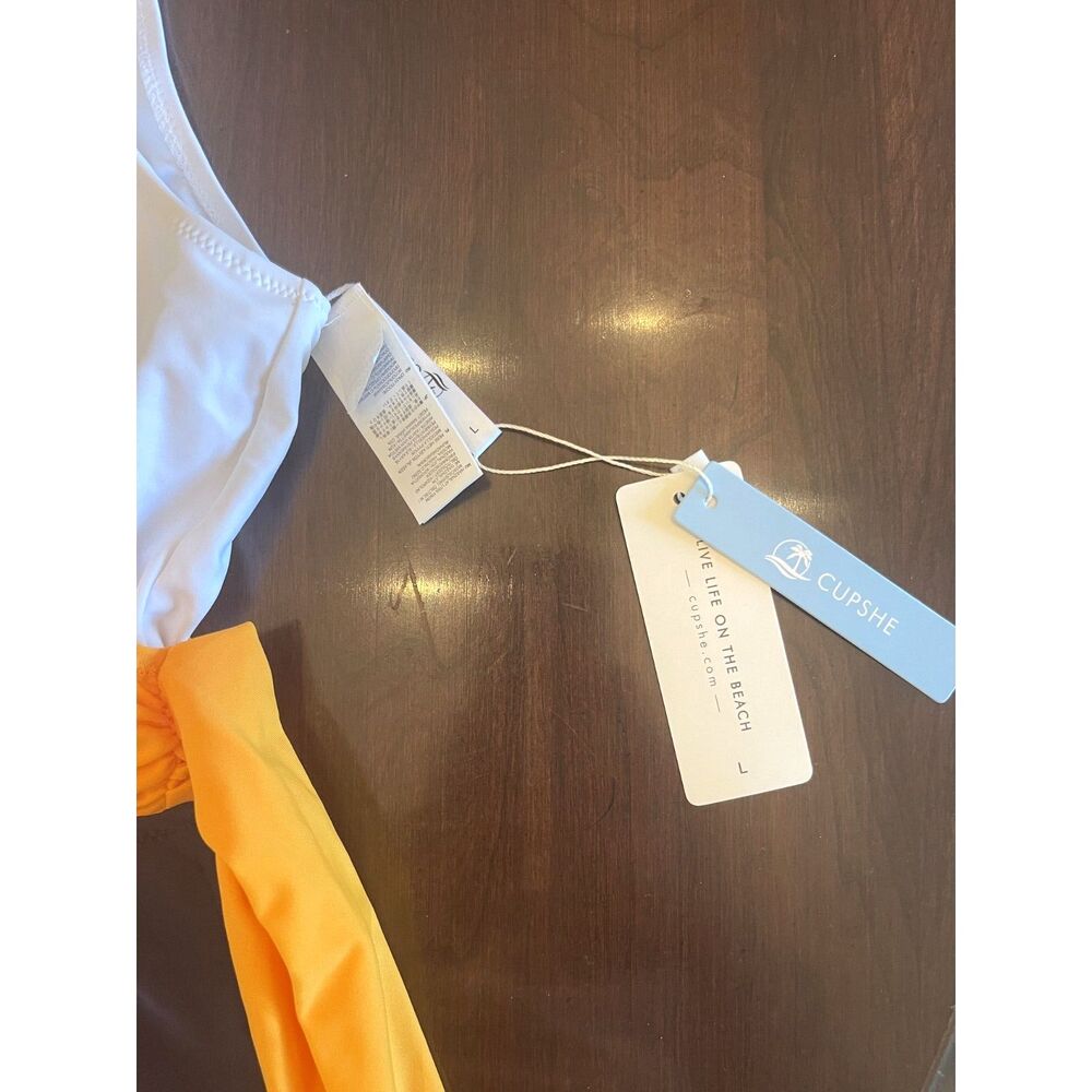 Cupshe Orange and Blue One Piece Swimsuit - Picture 4 of 9